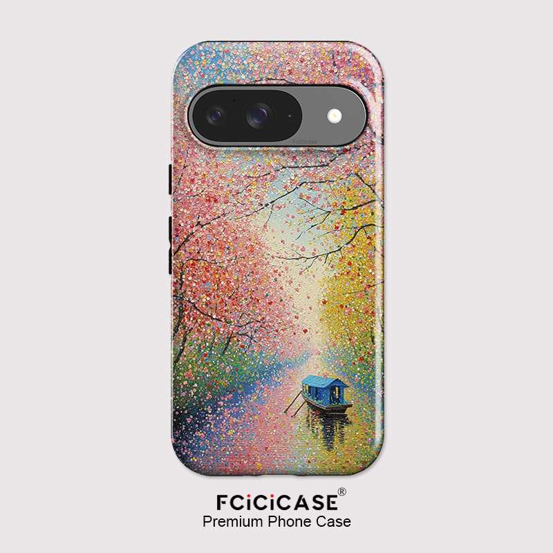 Fcicicase Colorful Tree Boat P - Google Pixel 9 ulasan dan harga