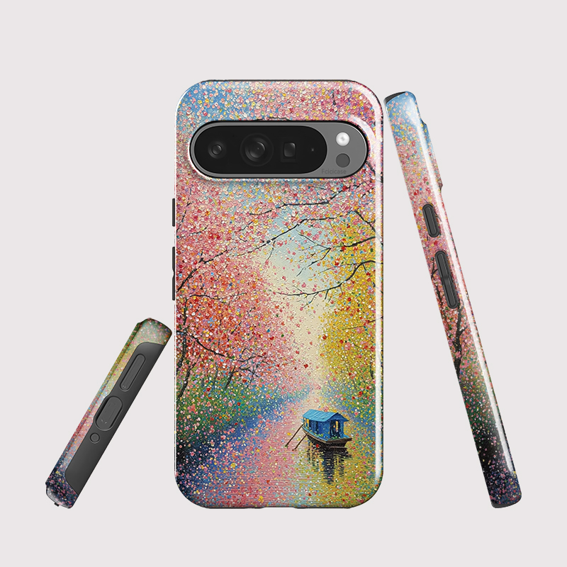 Fcicicase Colorful Tree Boat P - Google Pixel 9 ulasan dan harga