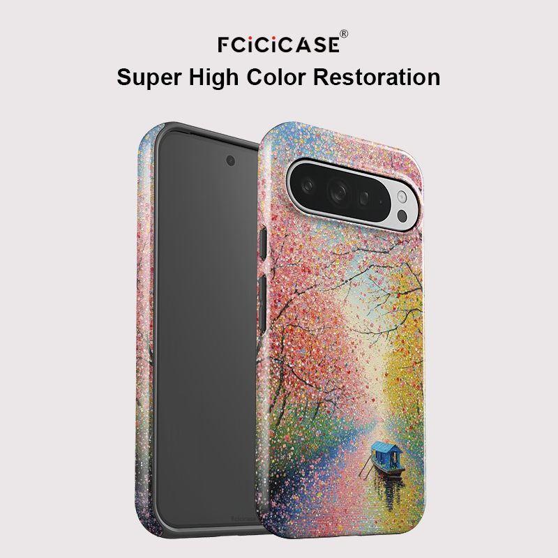 Fcicicase Colorful Tree Boat P - Google Pixel 9 ulasan dan harga